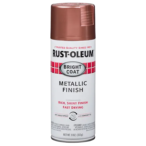 11 OZ Stops Rust Bright Coat Spray Paint - Rose