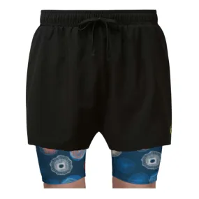 2 in 1 Double Layer Ultra Shorts | Sea Urchins