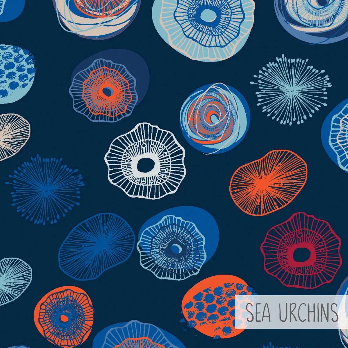 2 in 1 Double Layer Ultra Shorts | Sea Urchins