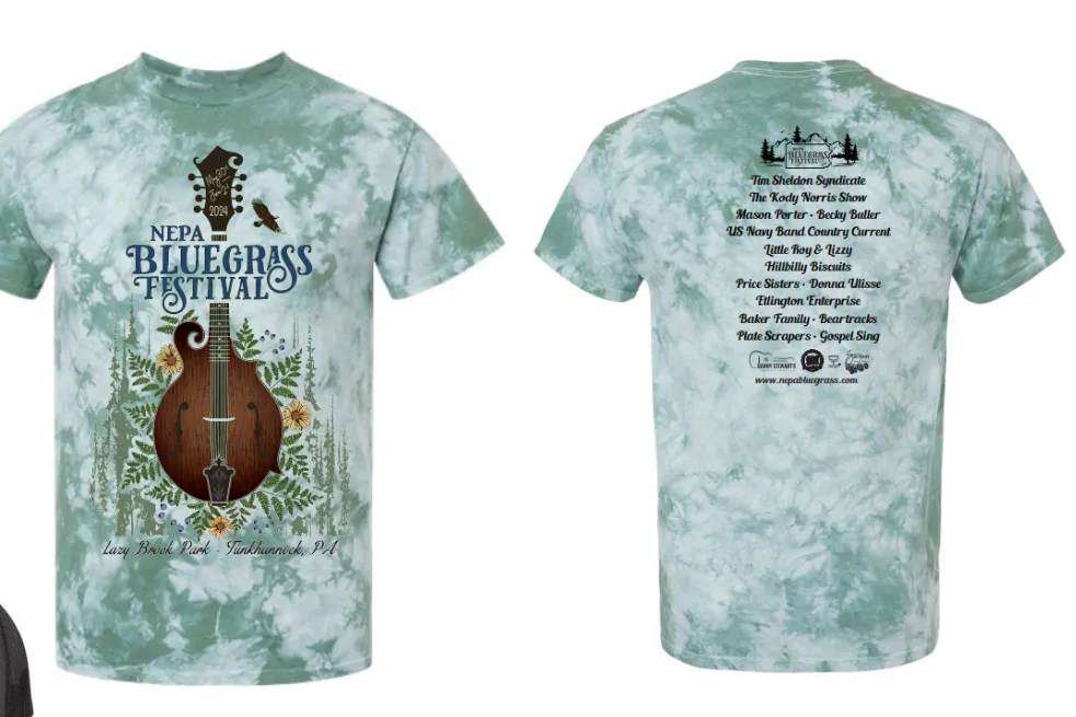 2024 NEPA Bluegrass Tie Dye T-Shirt