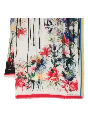 7991333222Q Exploded floral scarf