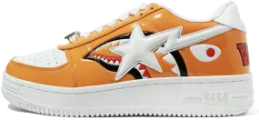 A Bathing Ape Bape Sta Low Color Block Shark Orange