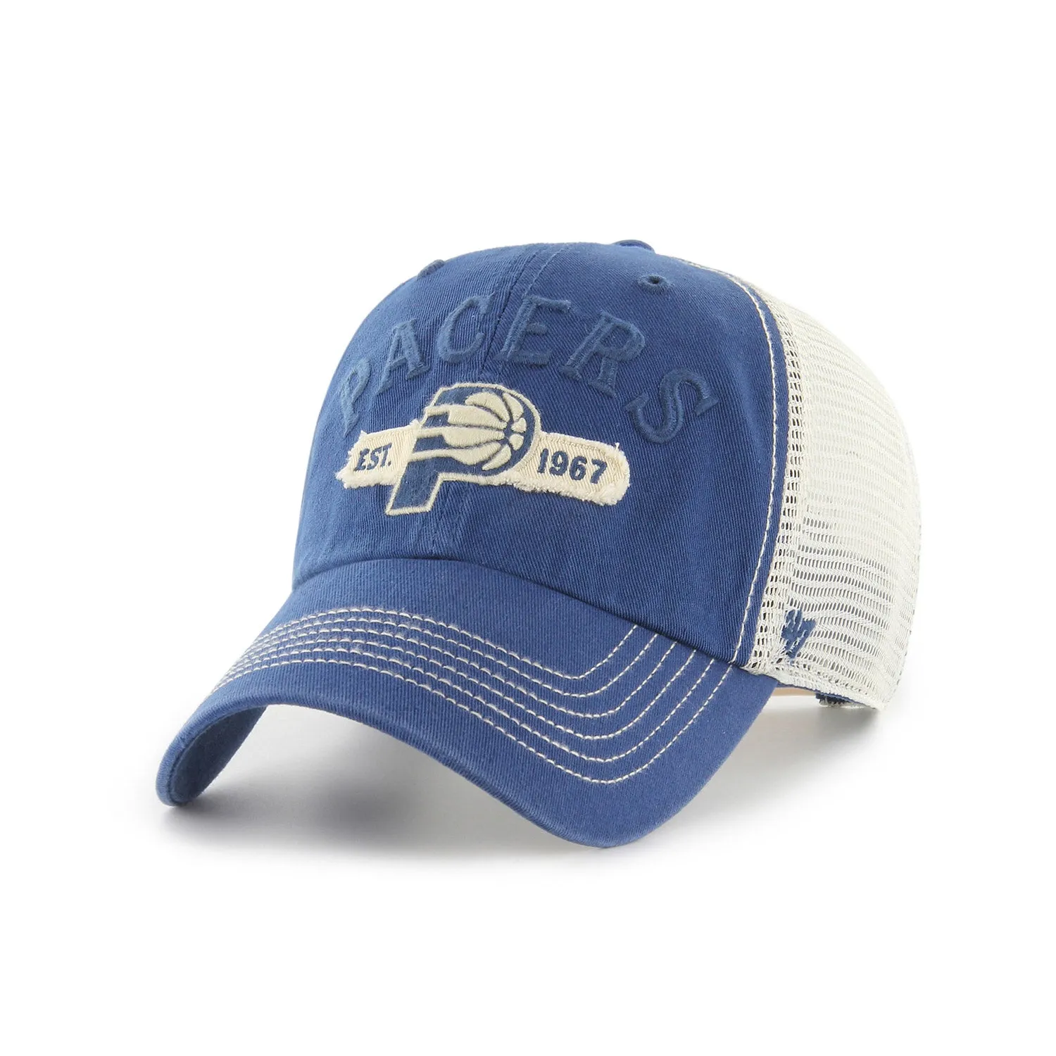 Adult Indiana Pacers Riverbank Trucker Hat by 47