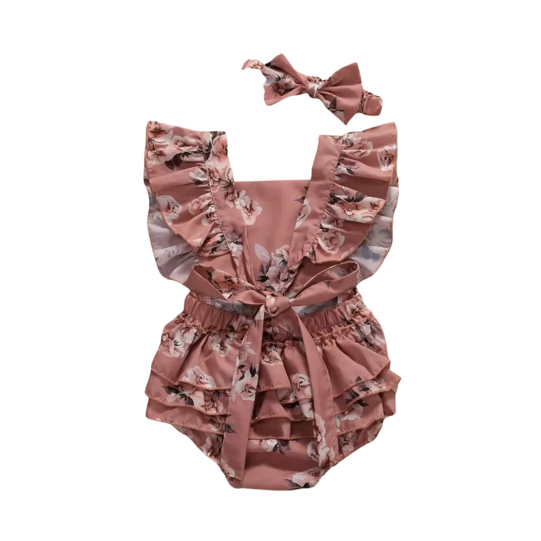 Alina Romper Pink