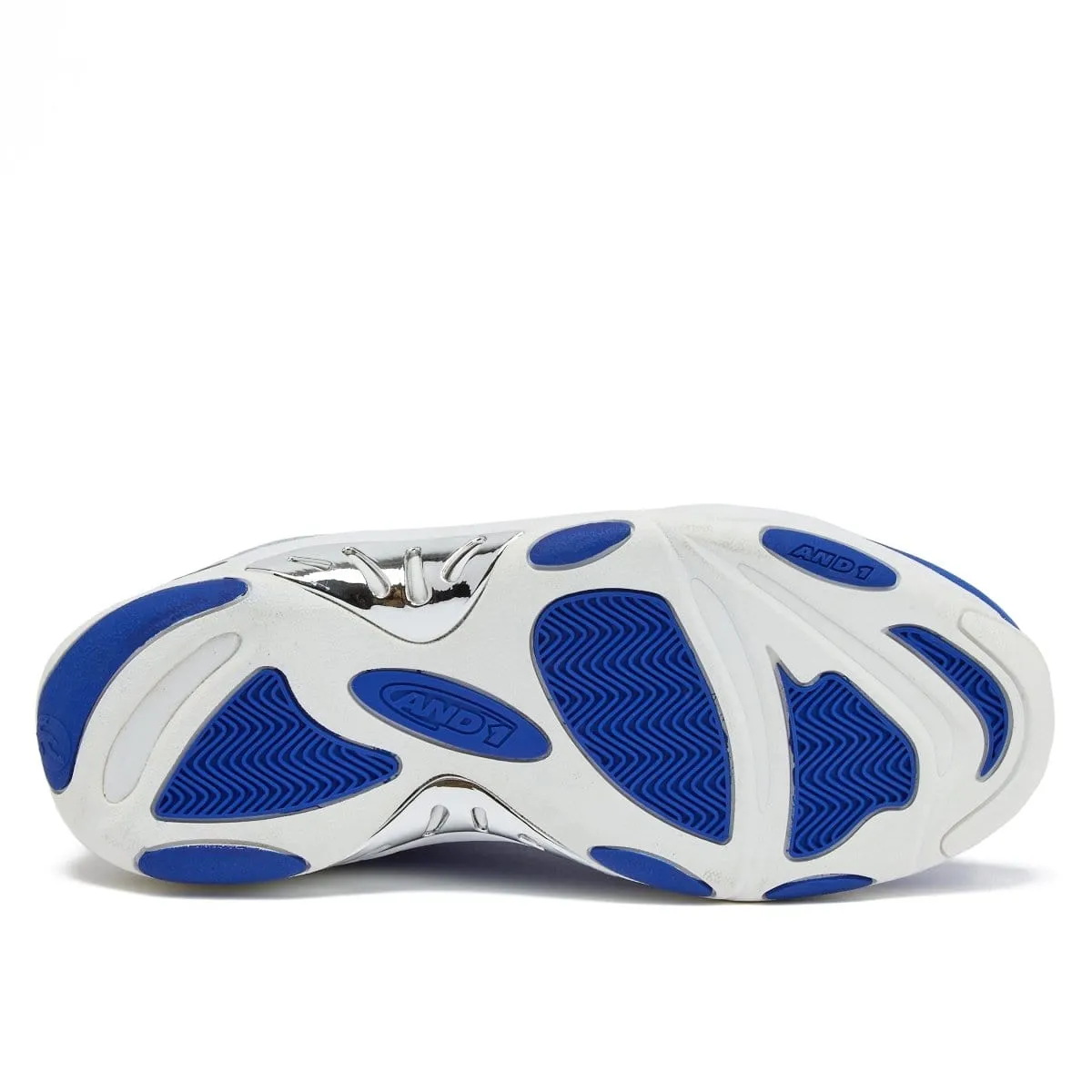 AND-1 MEN'S TAI CHI WHITE/BLUE BASKETBALL SHOES