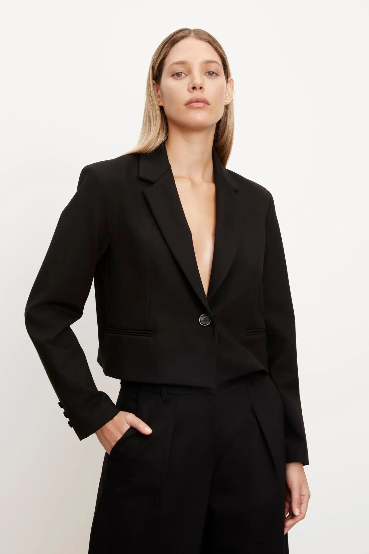 ANYA PONTI CROPPED BLAZER