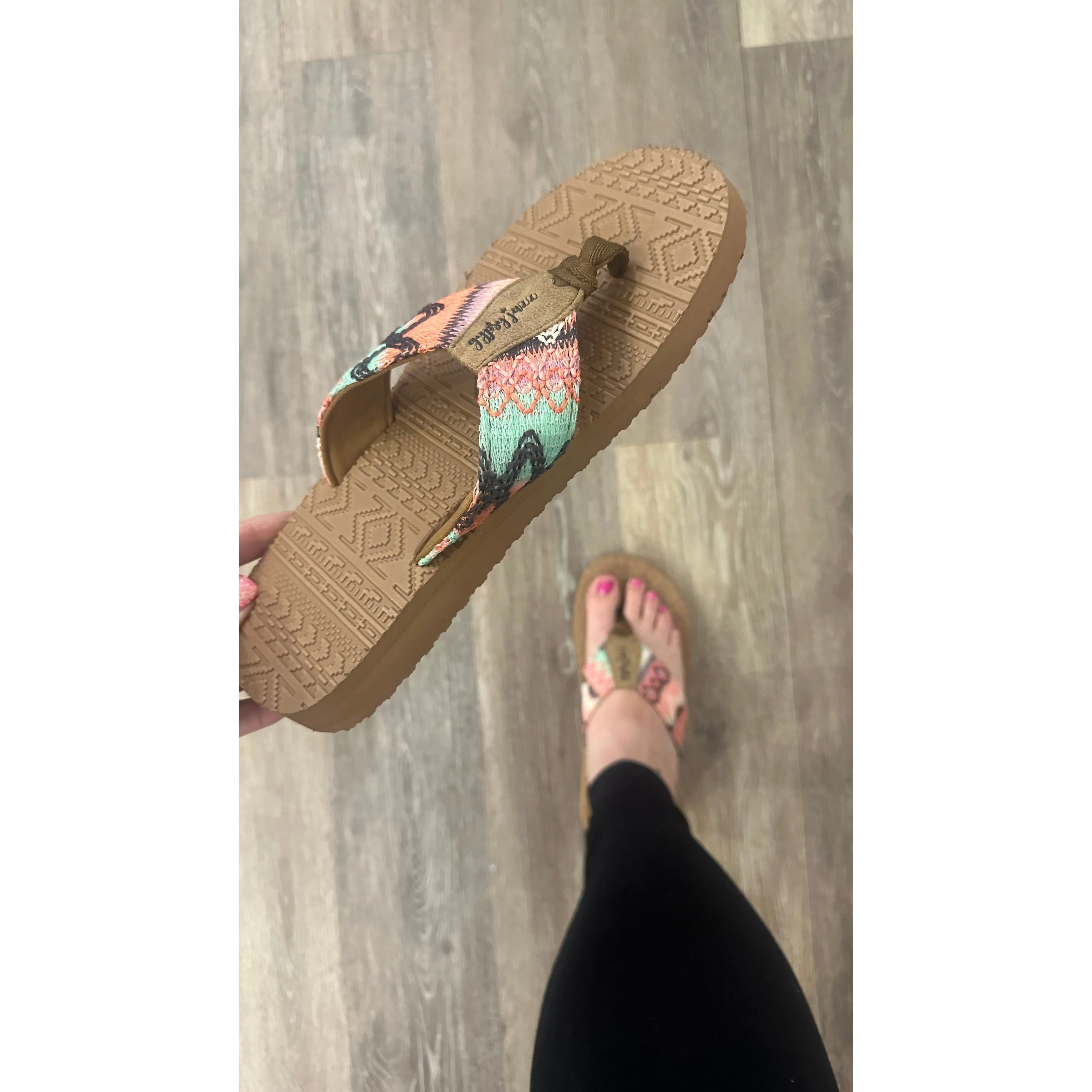 'Azteca' Light Pink   Gypsy Jazz Sandal