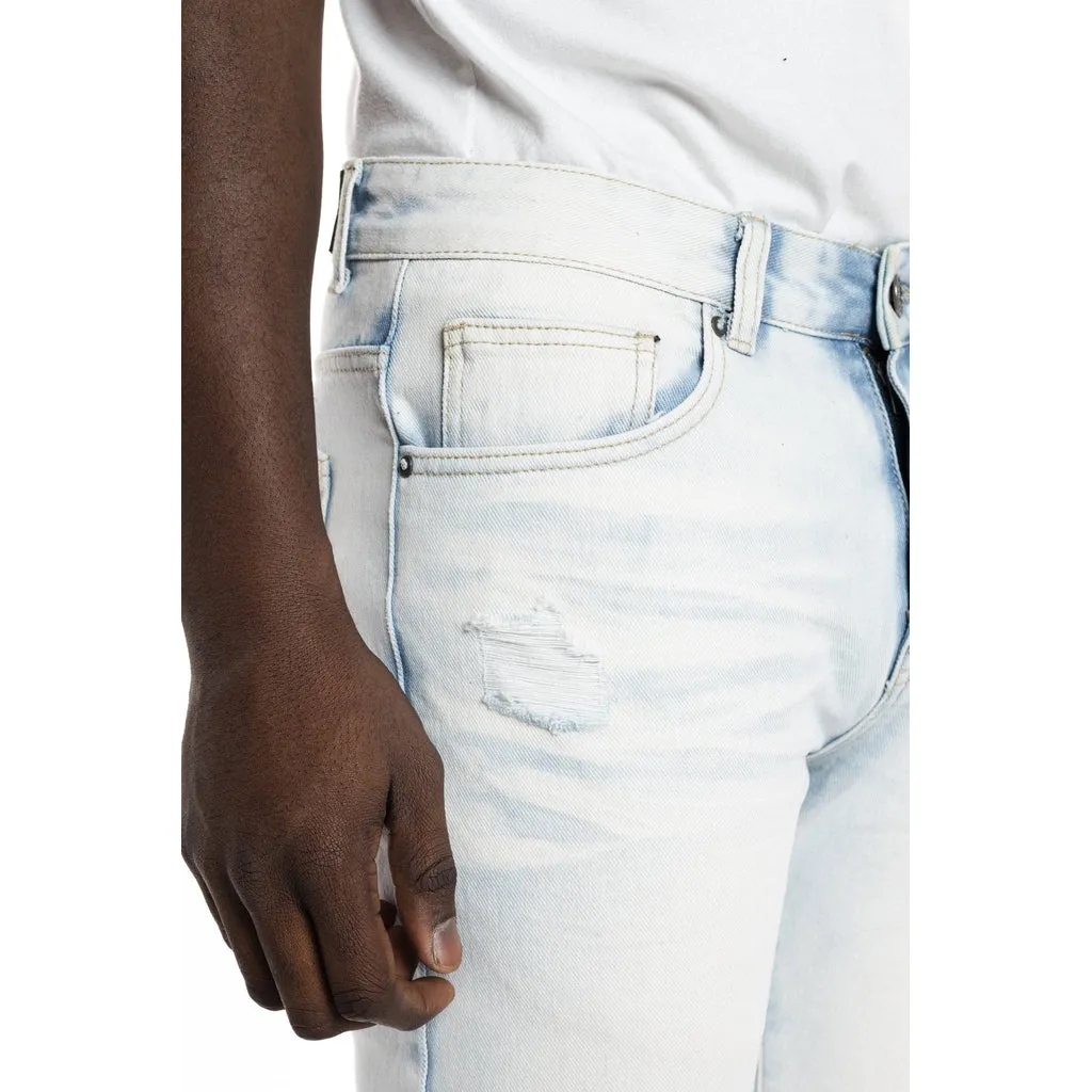 Basic Jean Shorts - Pale Blue