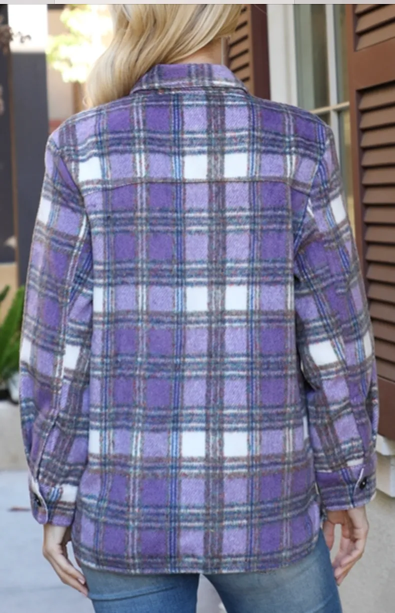 Big Plaid Flannel Shacket