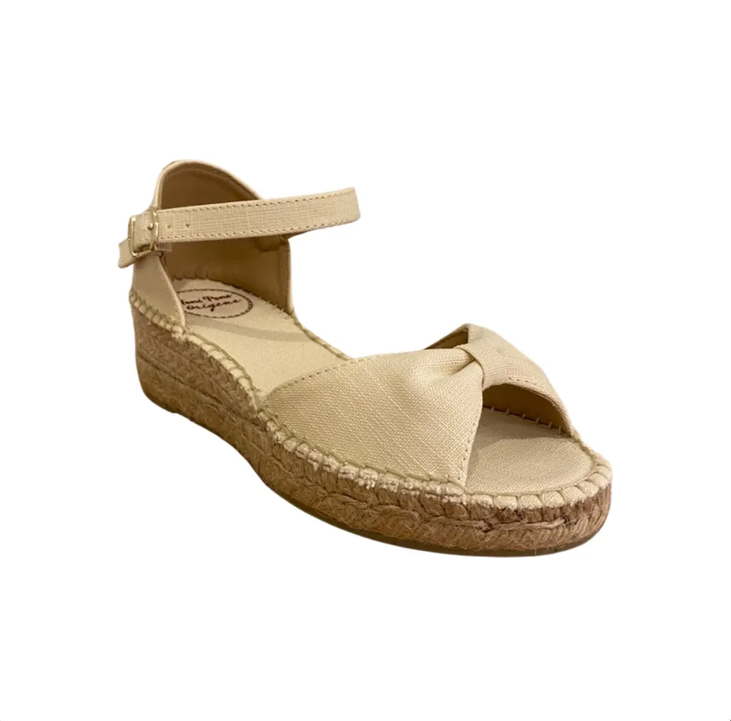 Bilma Ecru Espadrille