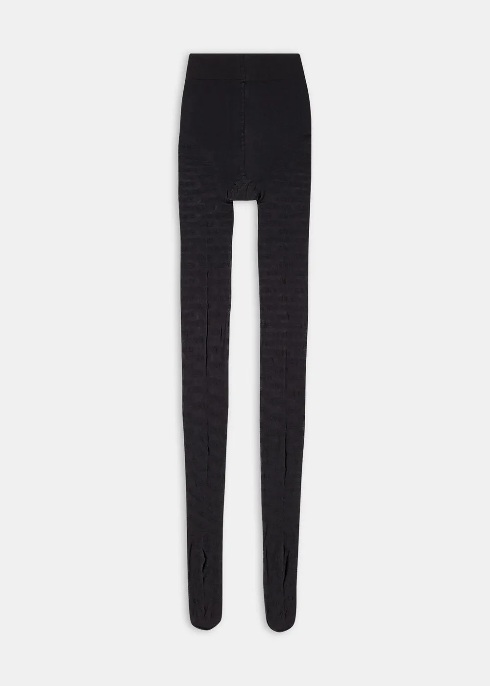 Black BB Monogram Tights