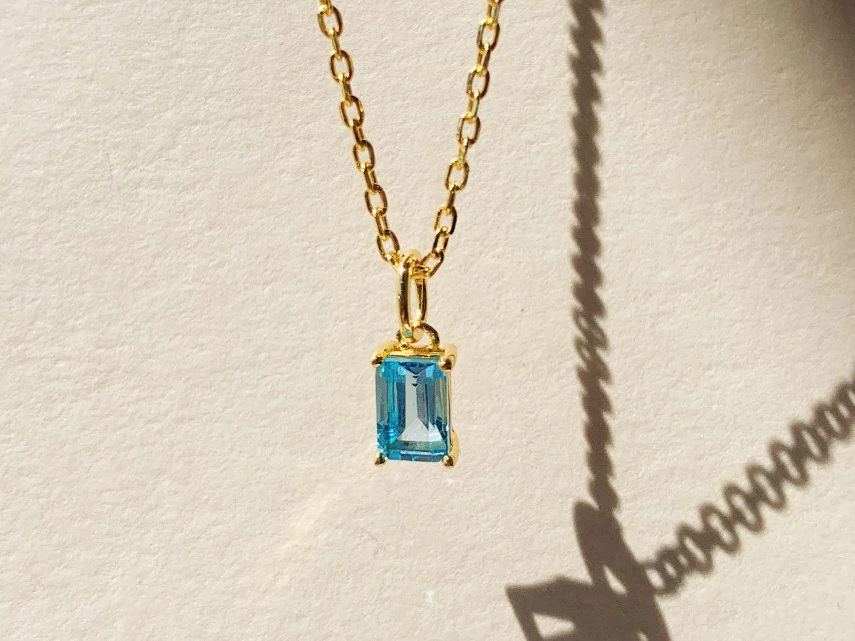 Blue Topaz Necklace