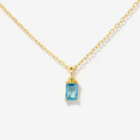 Blue Topaz Necklace