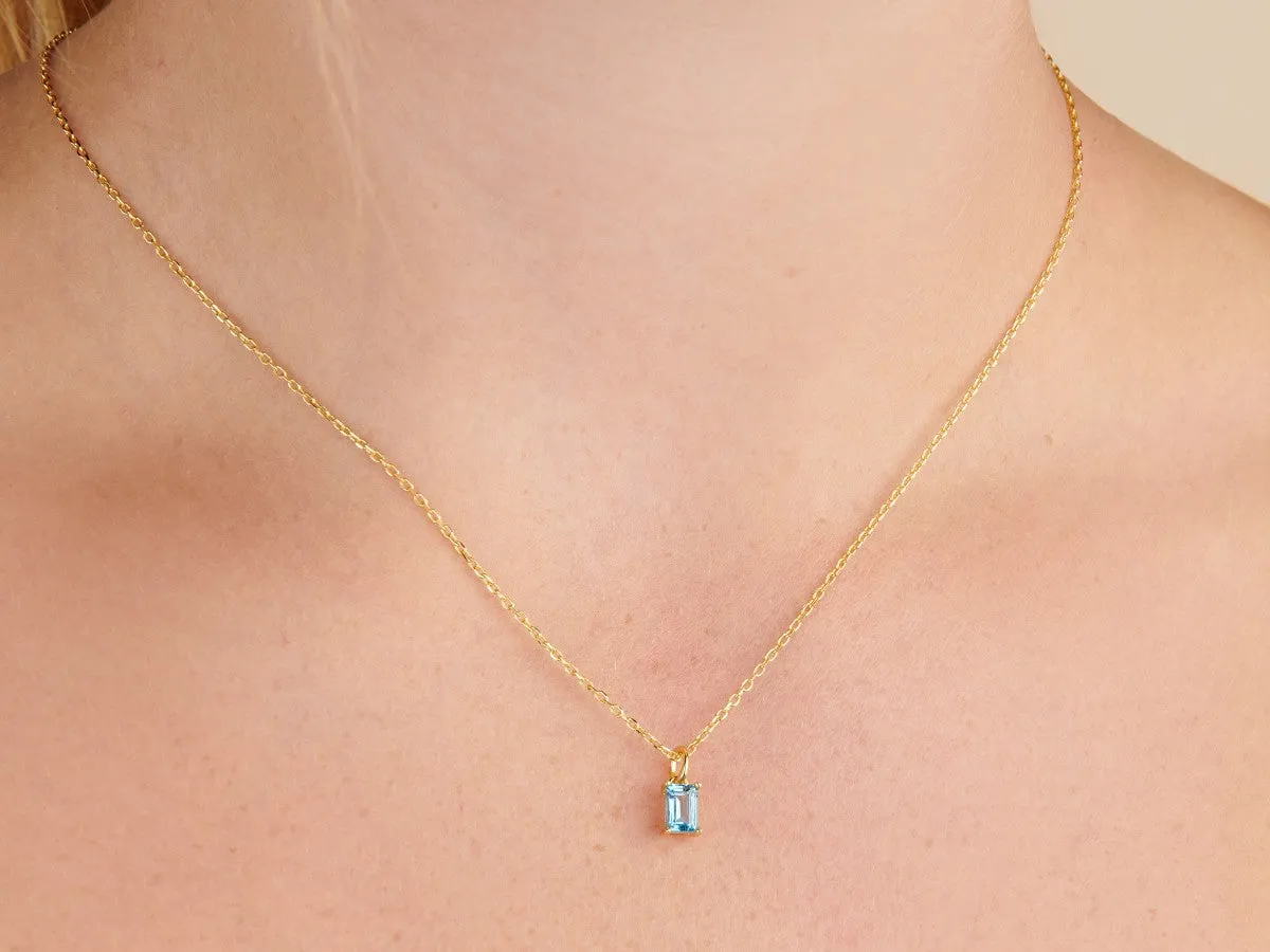 Blue Topaz Necklace