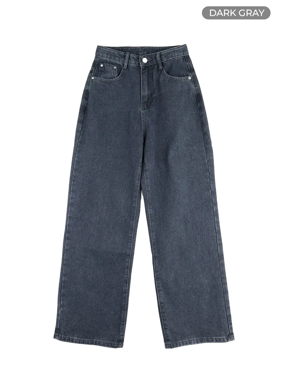 BlueBelle Washed Straight Jeans OM408