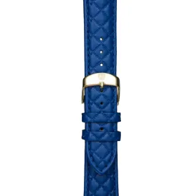 Blue/Gold Leather Band