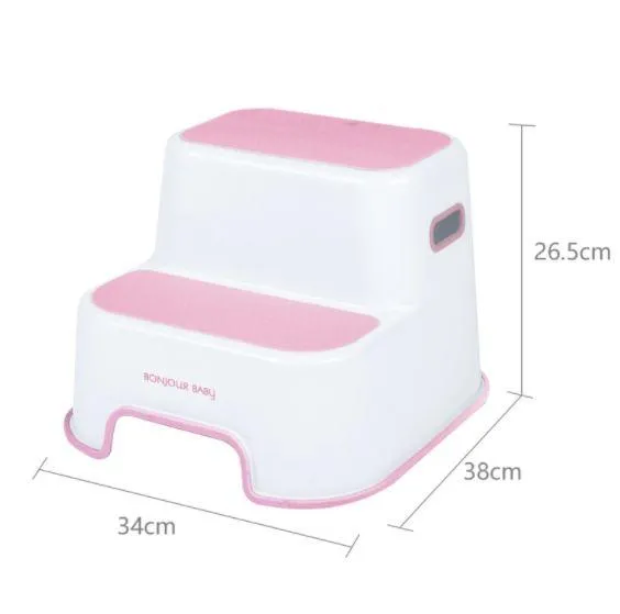 Bonjour Baby Non-Skid Step Stool Pink