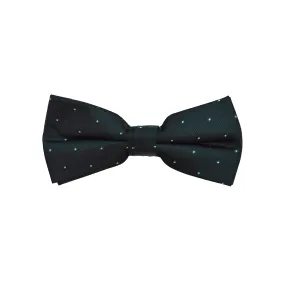 Bow Tie - Emerald Green Micro Polkadot