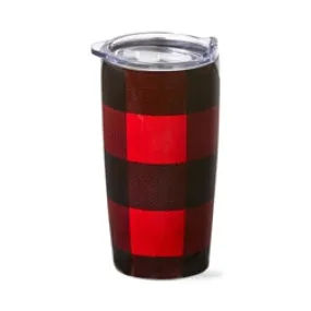 Buffalo Check Print Tumbler - 18 oz