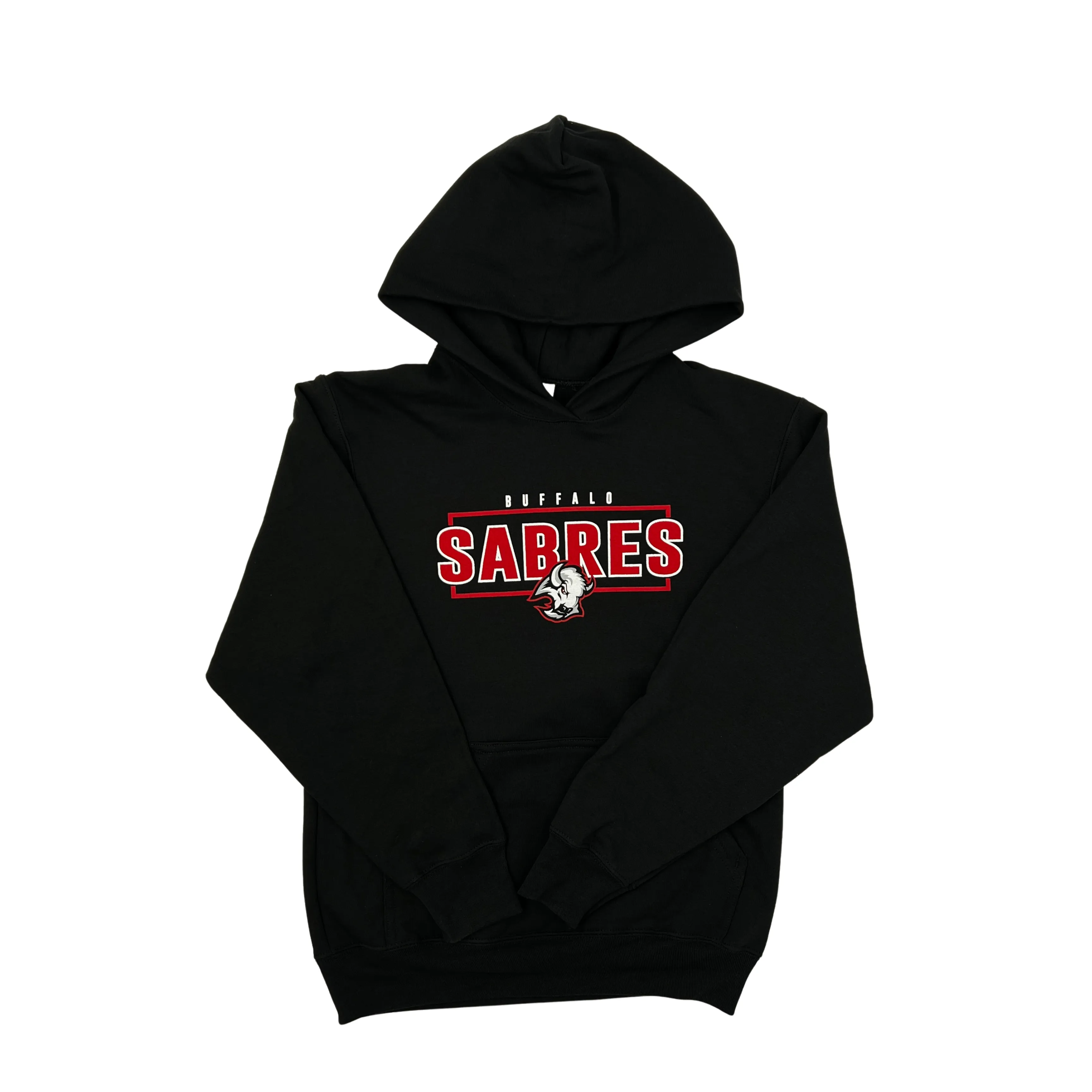 Buffalo Sabres Black & Red Goat Head Youth Hoodie