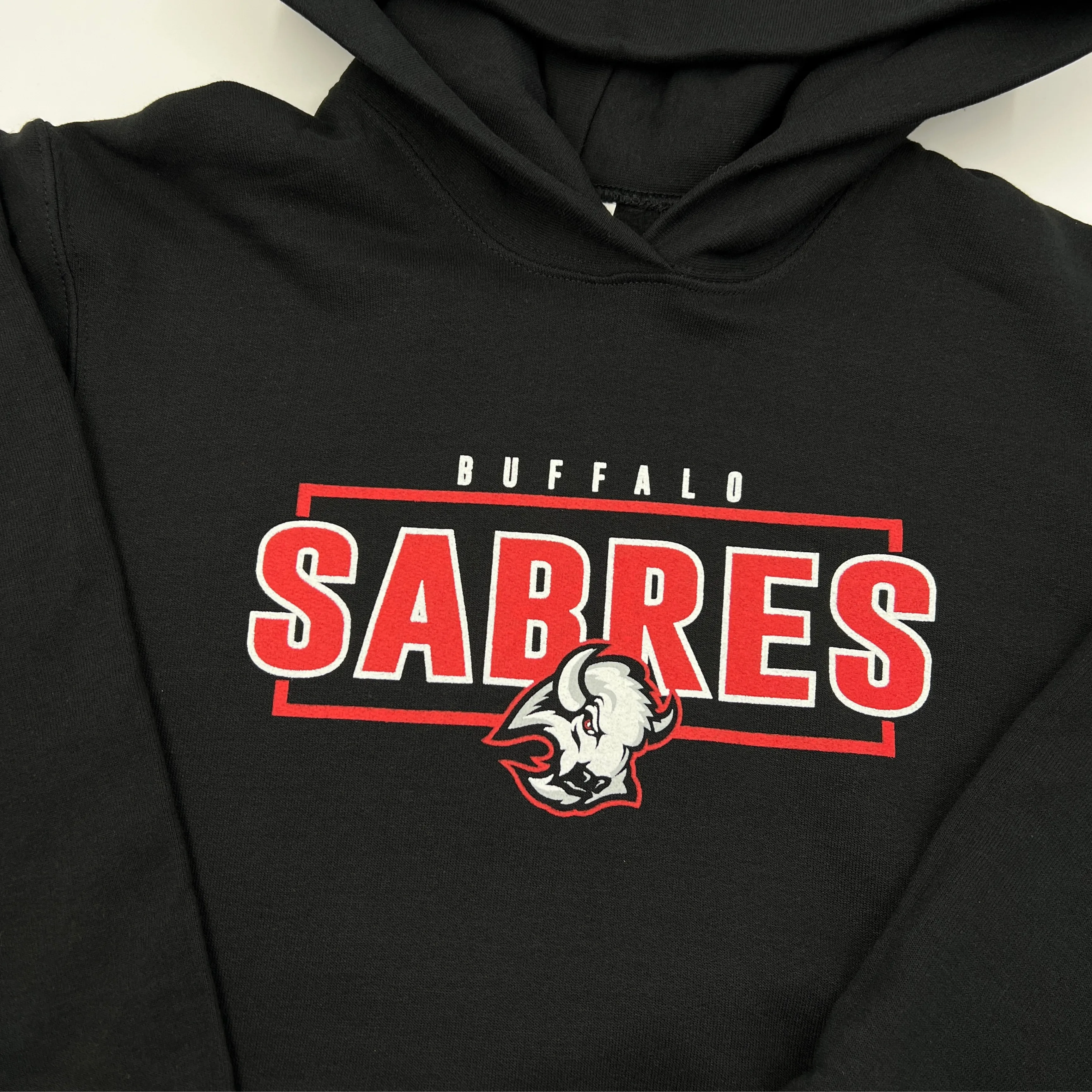 Buffalo Sabres Black & Red Goat Head Youth Hoodie