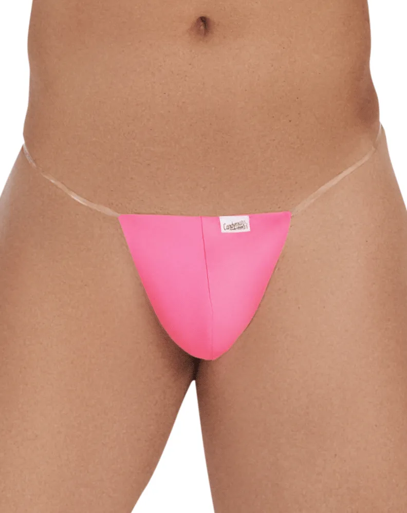 Candyman 99548 Invisible Micro Thongs Hot Pink