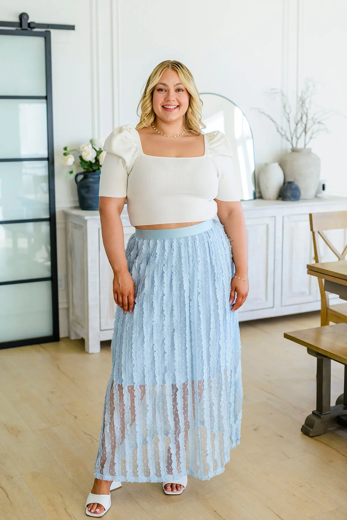 Cascading Ruffles A-Line Skirt- USE CODE SPRING24 for 40% OFF!!!!