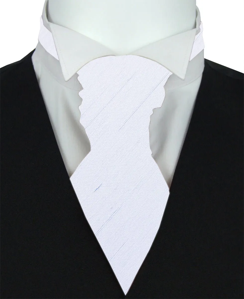 Celestial Blue Shantung Wedding Cravats