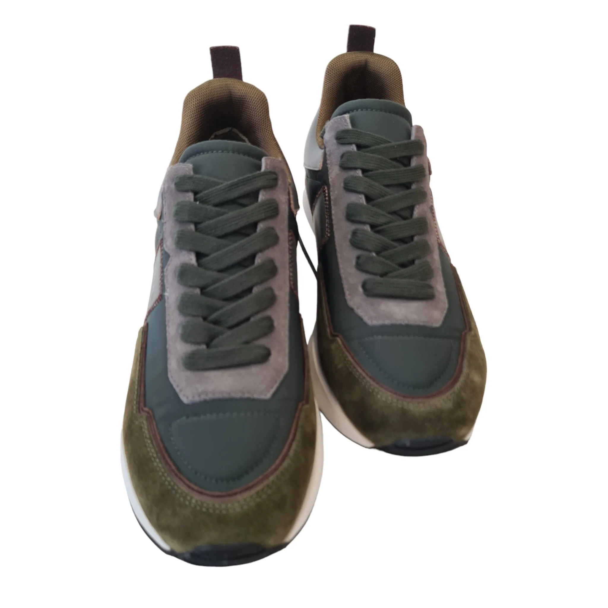 Cesare Paciotti 4US Sneakers Uomo Verde Oliva Rif.130