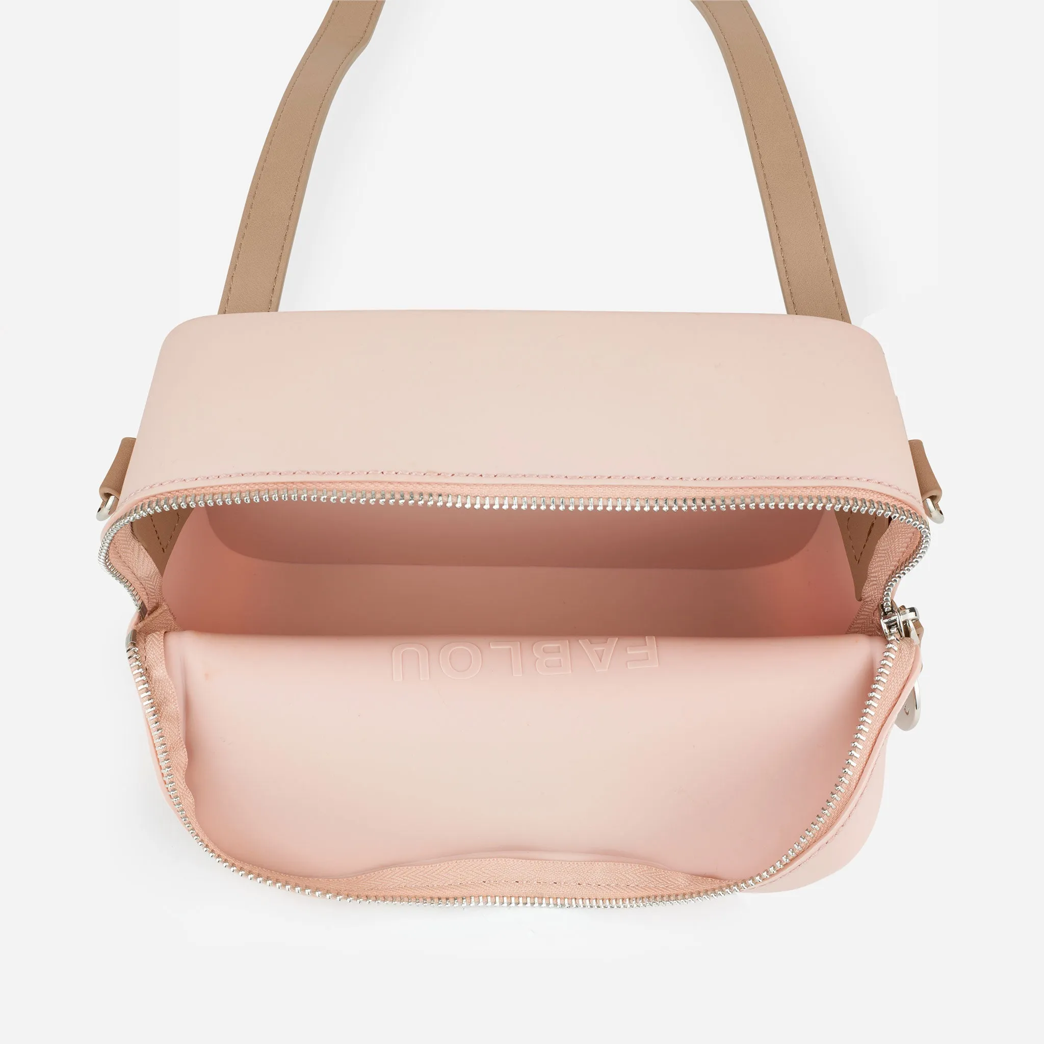 Chelsea silicone crossbody bag - Blush