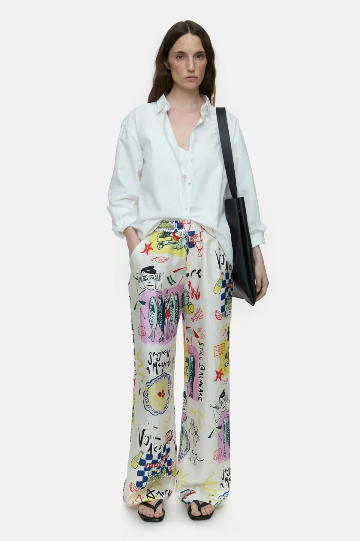 Closed Winona Silk Pant - Multi