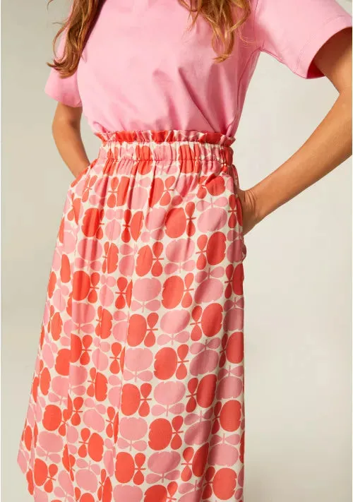 Compania Fantastica Tulip Skirt in Pink/Orange