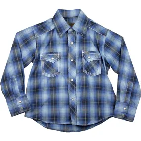 Cowboy Collection Boys' Plaid Snap Shirt