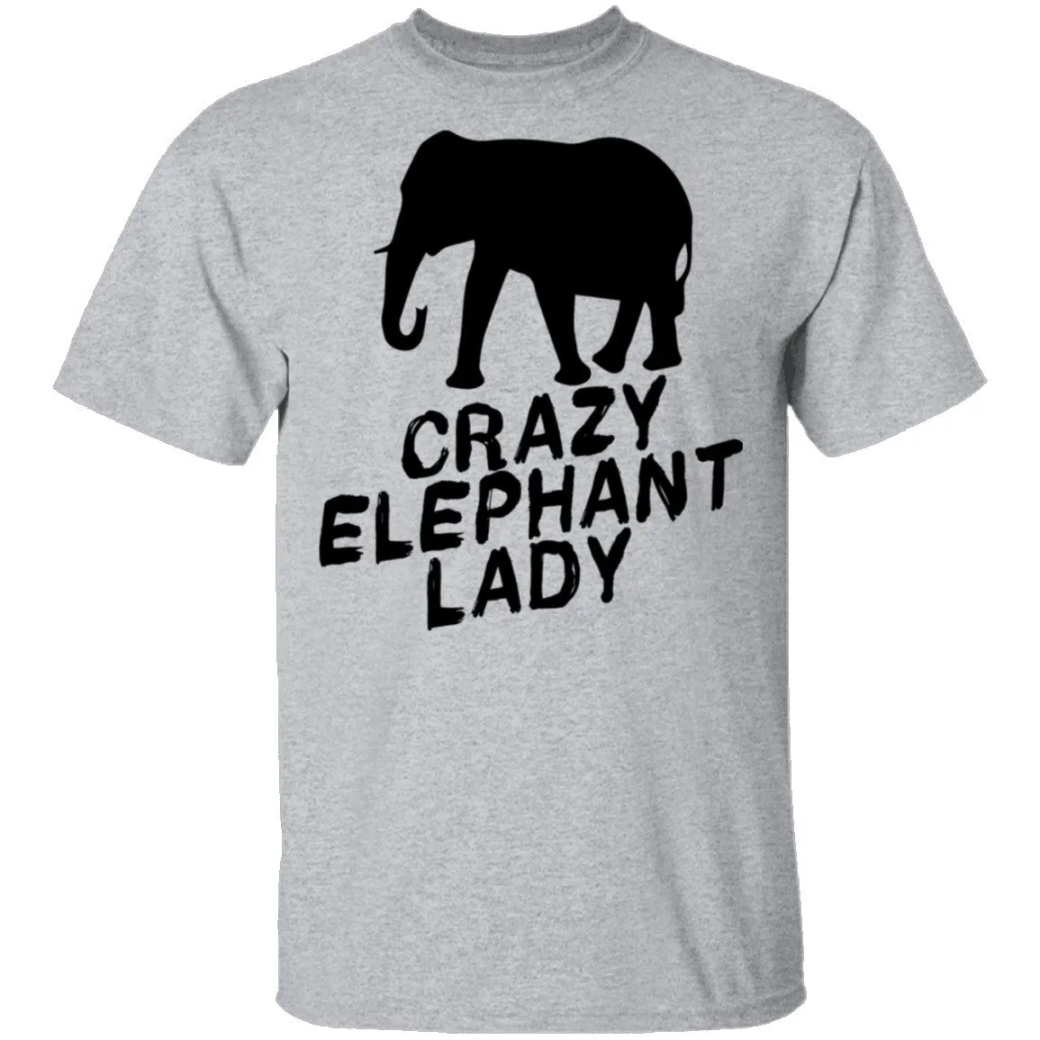 Crazy Elephant Lady T-Shirt