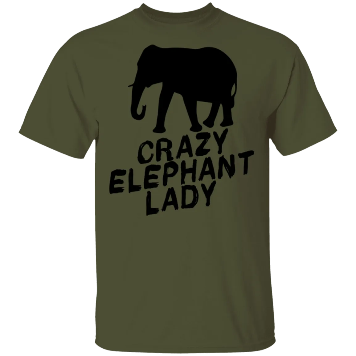 Crazy Elephant Lady T-Shirt