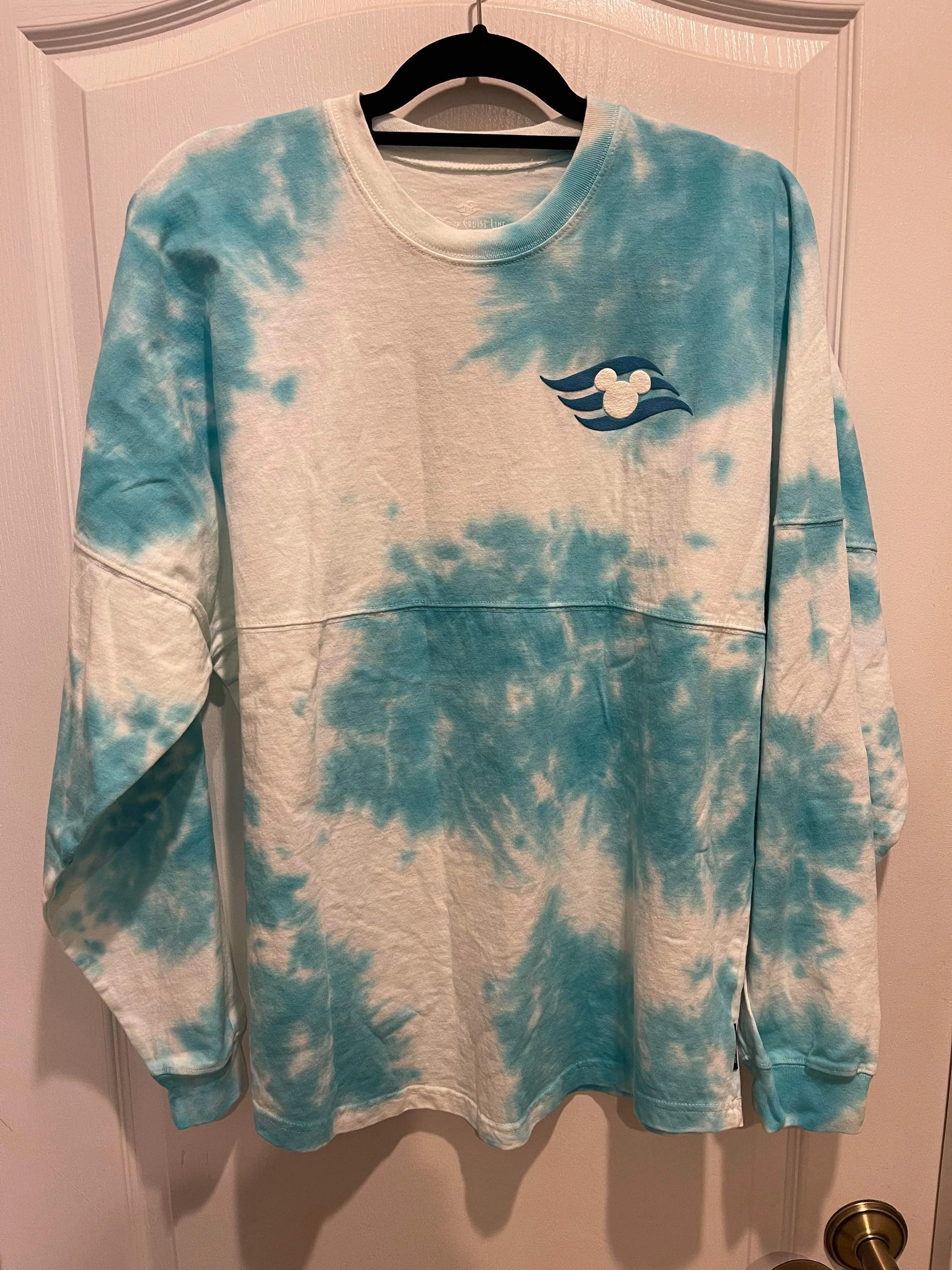 Disney Cruise Line Castaway Cay Spirit Jersey Blue Tie Dye M XL XXL