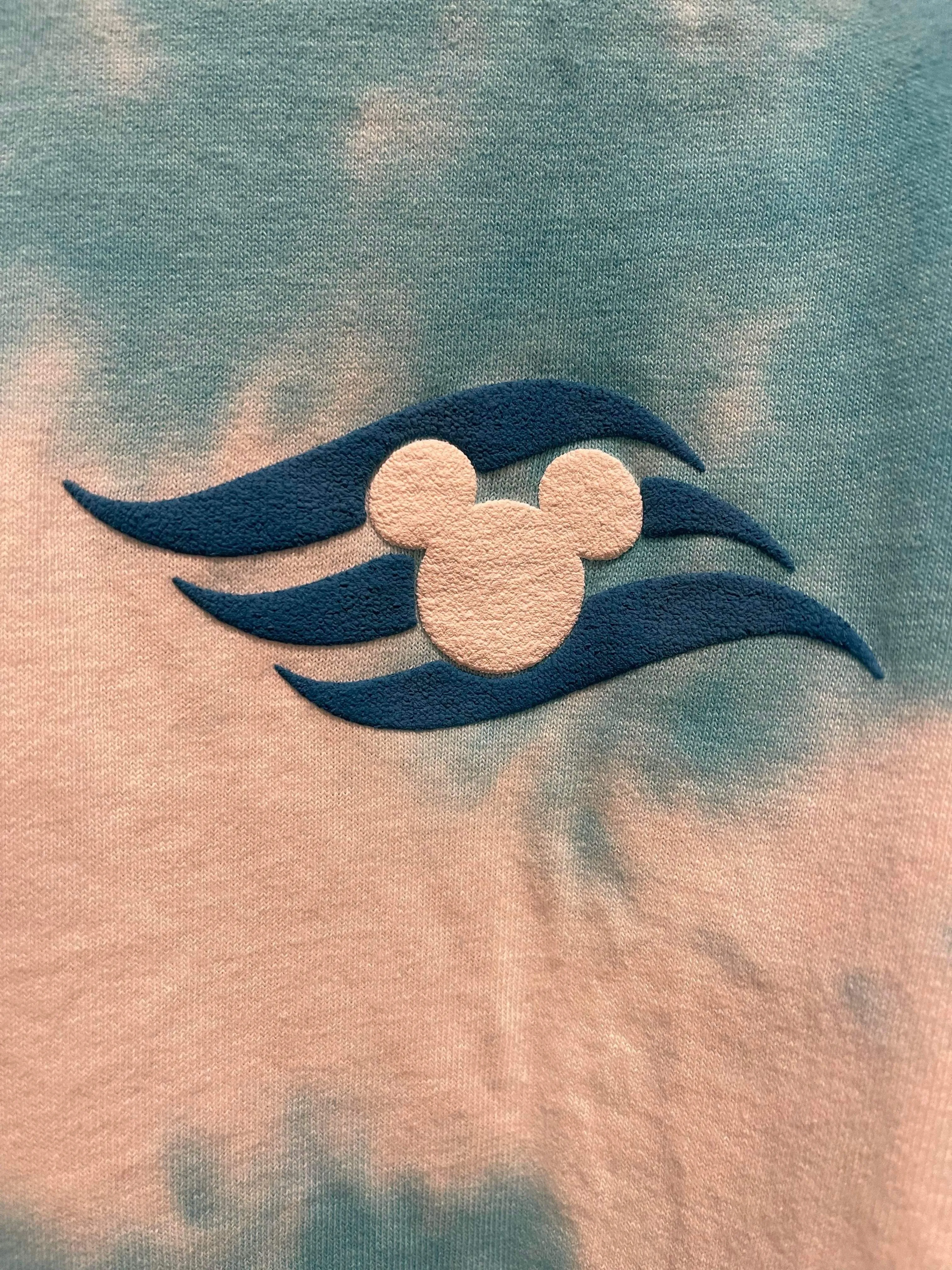 Disney Cruise Line Castaway Cay Spirit Jersey Blue Tie Dye M XL XXL