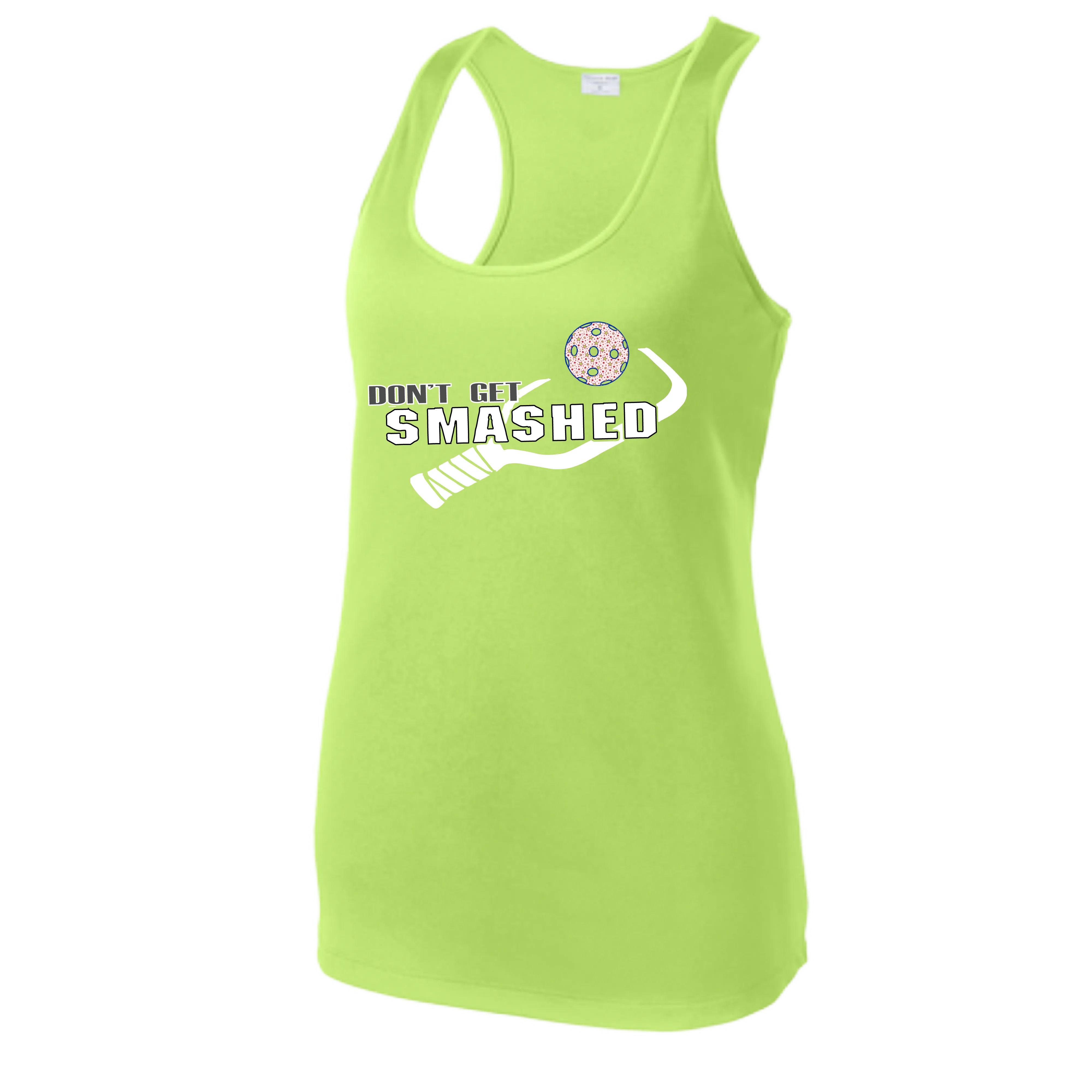 Don't Get Smashed (Patriotic Stars) | Women’s Racerback Tank | 100% Polyester