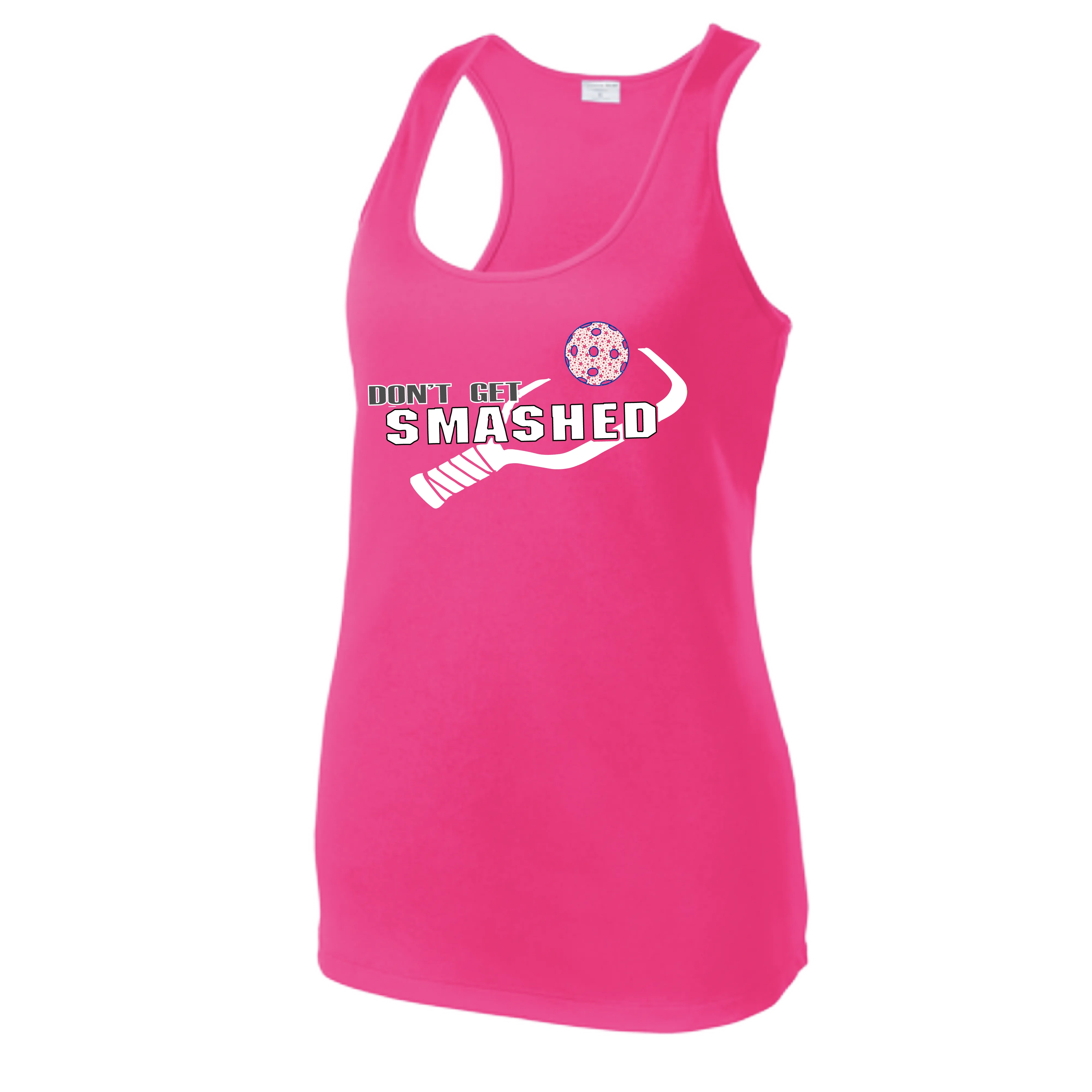 Don't Get Smashed (Patriotic Stars) | Women’s Racerback Tank | 100% Polyester