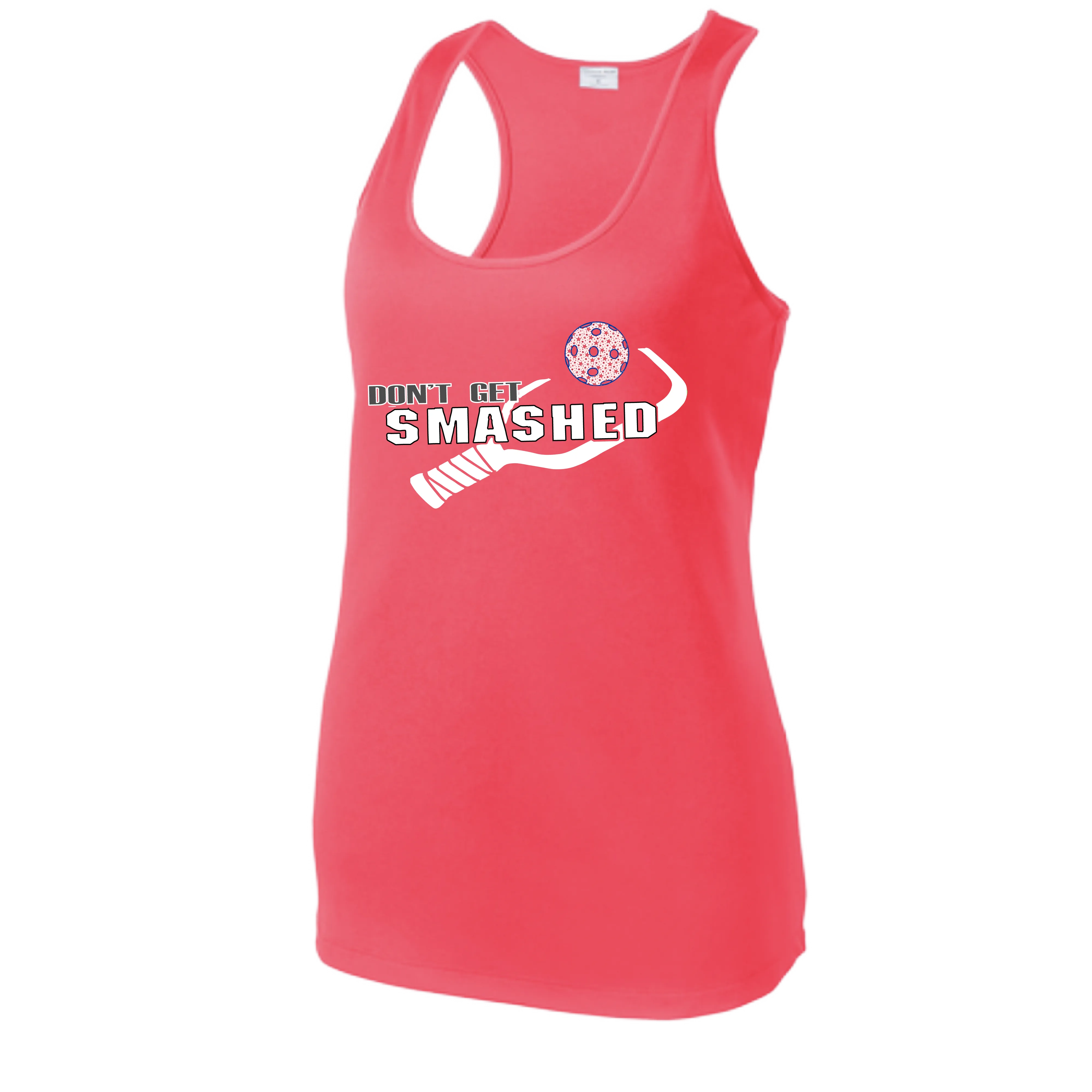 Don't Get Smashed (Patriotic Stars) | Women’s Racerback Tank | 100% Polyester