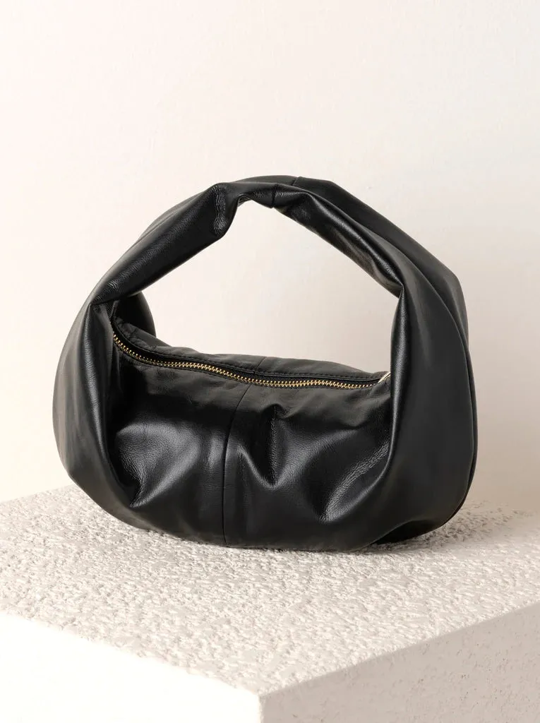 Eva Milano Mini Hobo, Black