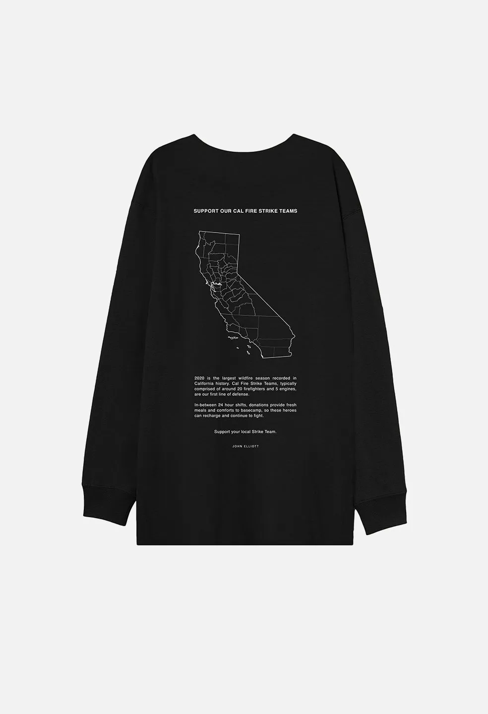 Fire Relief LS Tee / Black