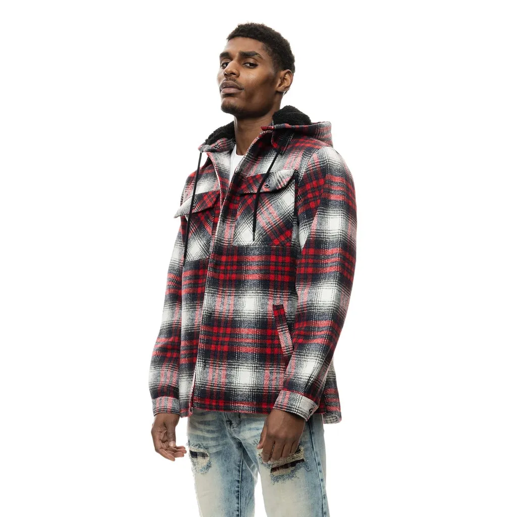 Flannel Shacket - Red