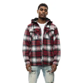 Flannel Shacket - Red