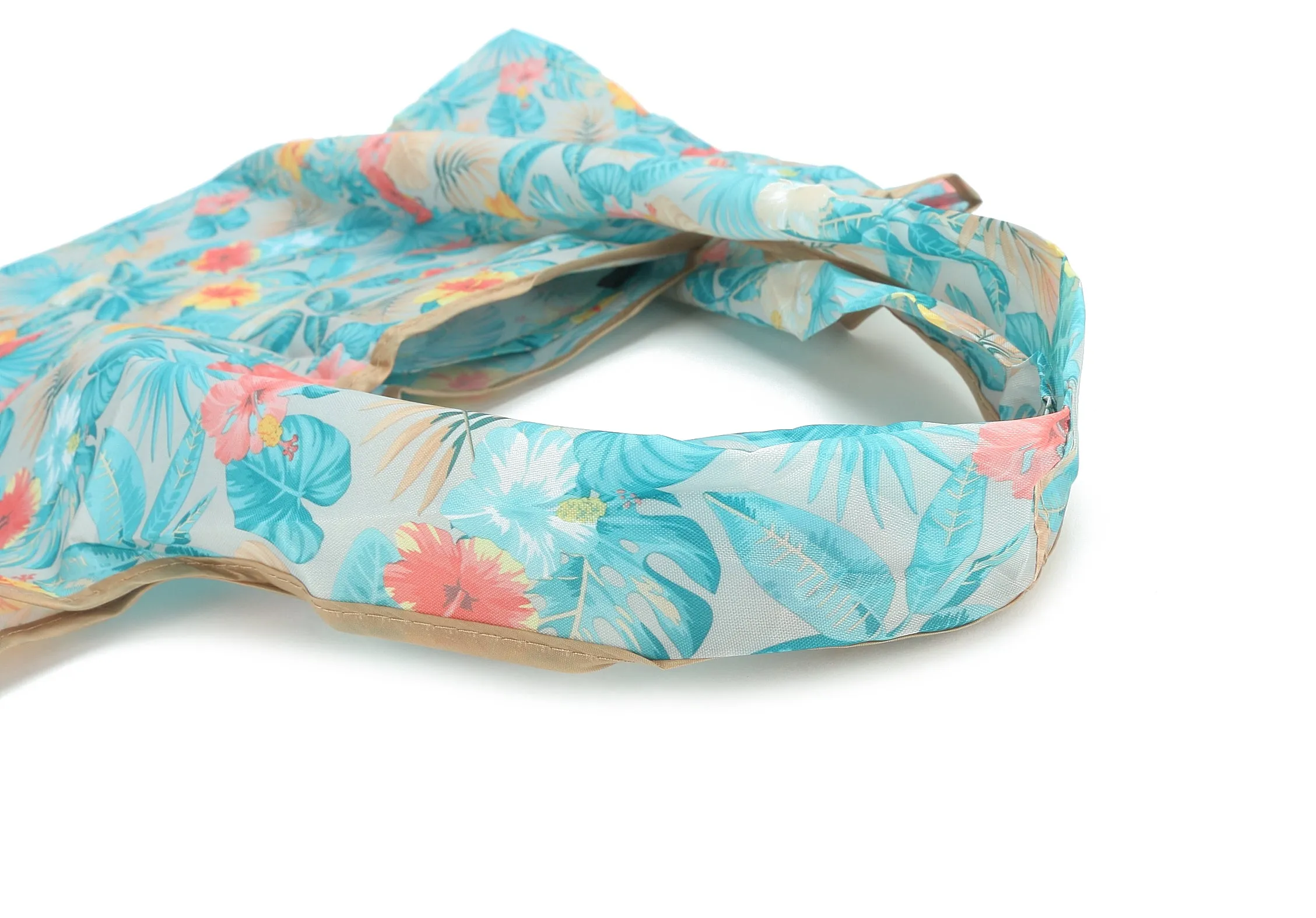 Foldable Bag Jackie Floral Mixed Blue