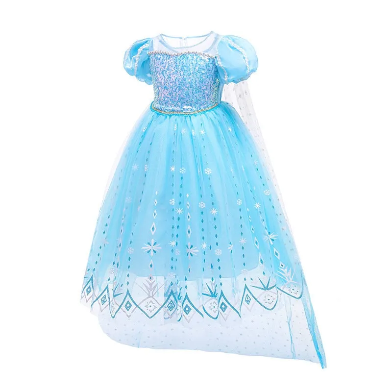 Frozen Princess Elsa Inspired Girls Dress