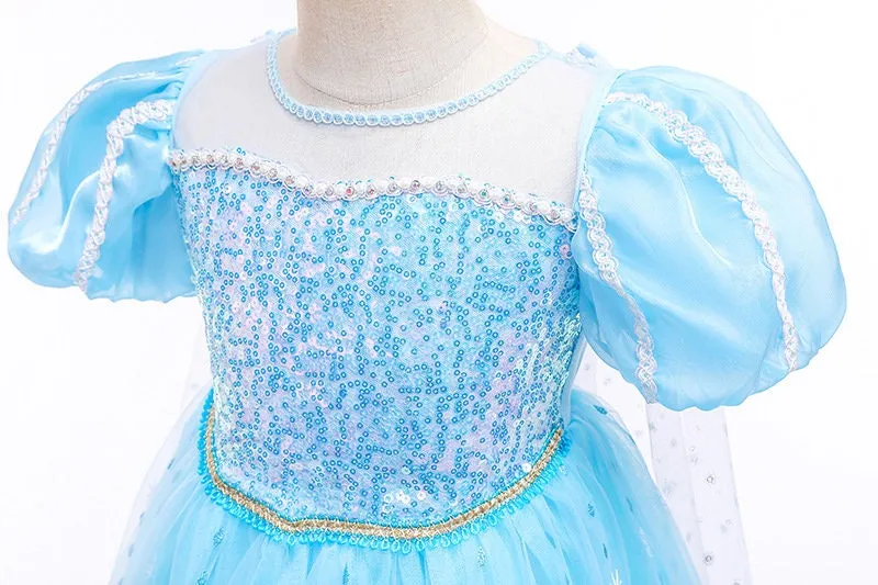 Frozen Princess Elsa Inspired Girls Dress