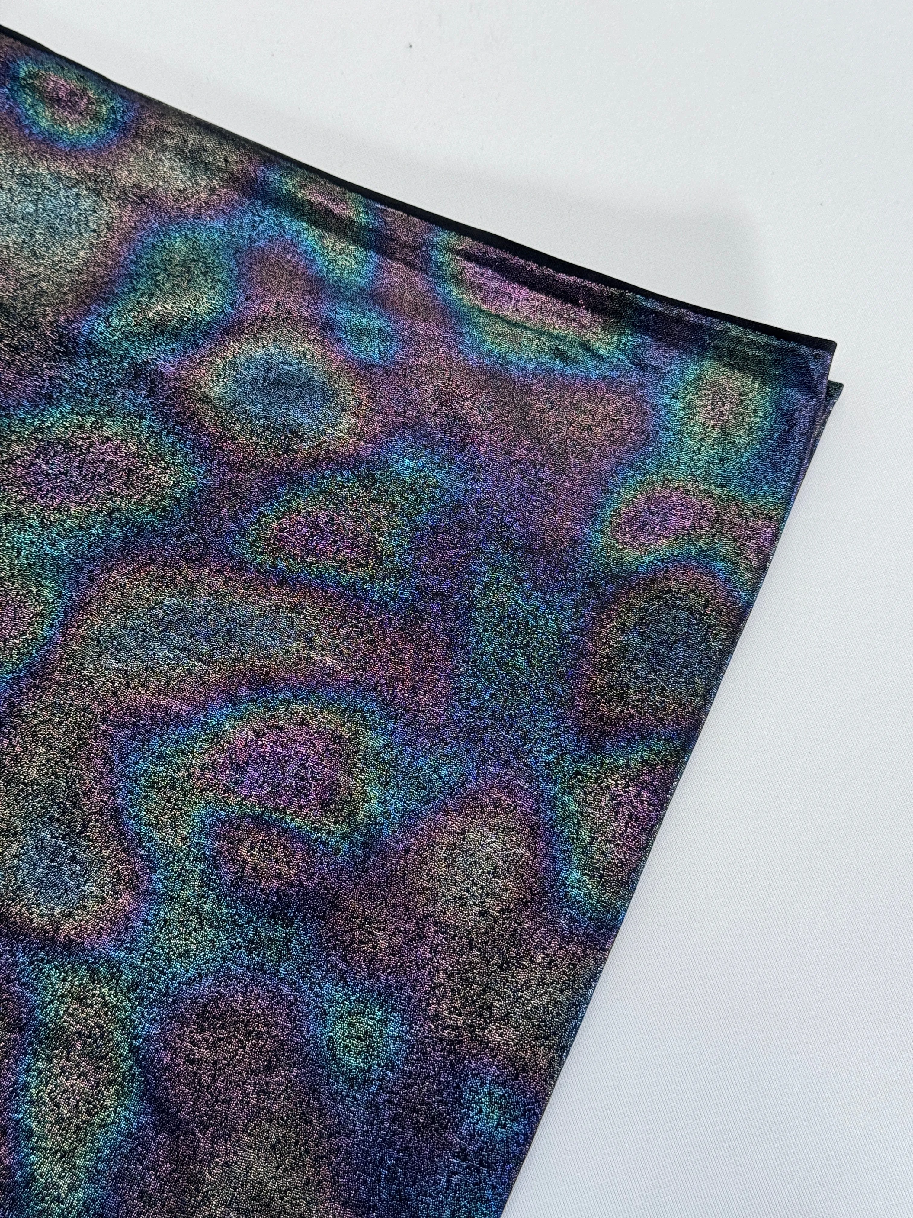 FS1135 Hologram Rainbow Foil Spandex Fabric