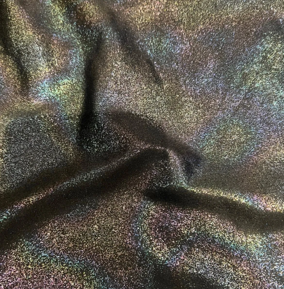 FS1135 Hologram Rainbow Foil Spandex Fabric