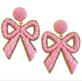 Gaby & Grace Bow Earring | Light Pink